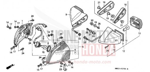 CLIGNOTANT (CBR1000FK) CBR1000FK de 1989